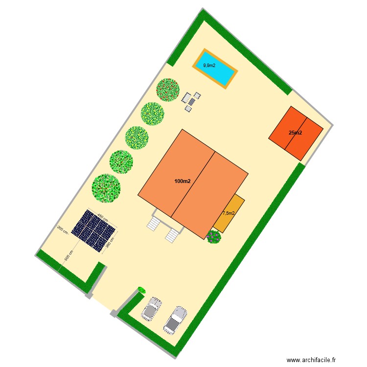 terrain 800M2. Plan de 0 pièce et 0 m2