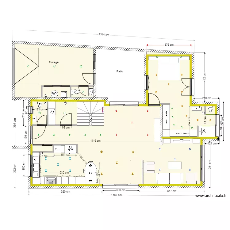 Ouvertures Etage . Plan de 