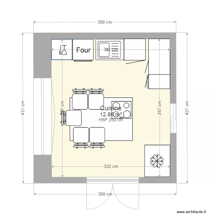maison tregunc. Plan de 
