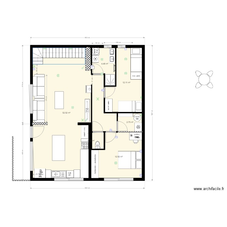 bellevue 8. Plan de 0 pièce et 0 m2