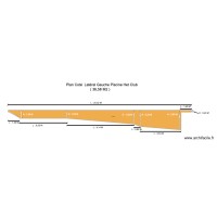 Cot&eacute; lat&eacute;ral gauche piscine Het Club