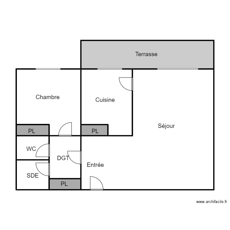 Plan Stan . Plan de 10 pièces et 103 m2