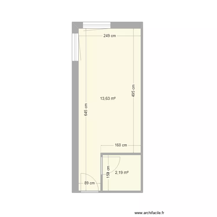 Appartement lyon 8. Plan de 