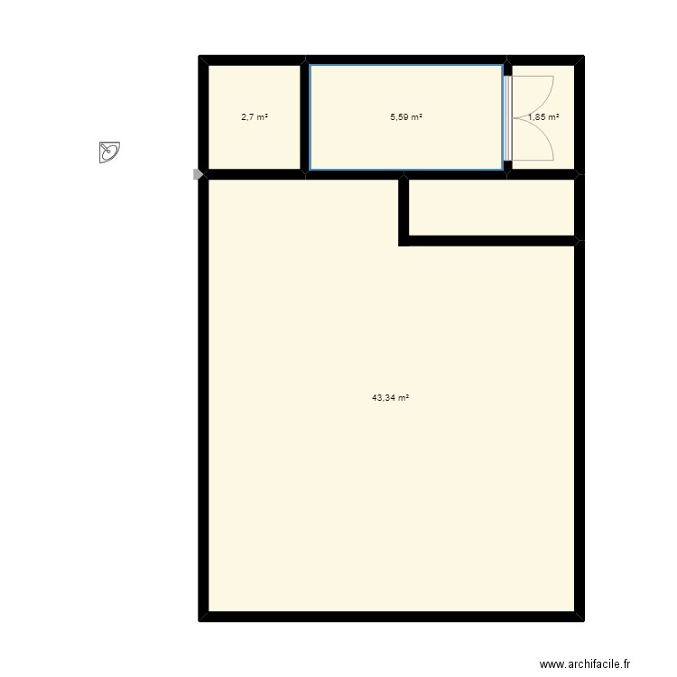 salon kessie. Plan de 0 pièce et 0 m2