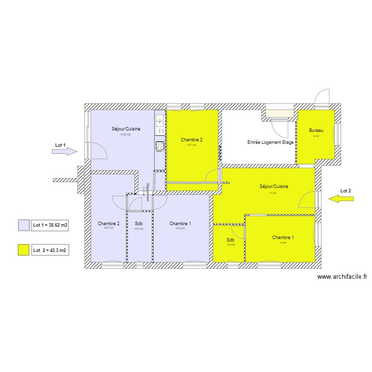 POLI 24 ter projet 3. Plan de 0 pièce et 0 m2