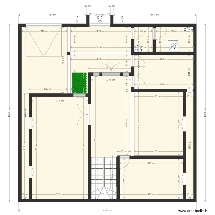 12x12 46050206 V4. Plan de 0 pièce et 0 m2