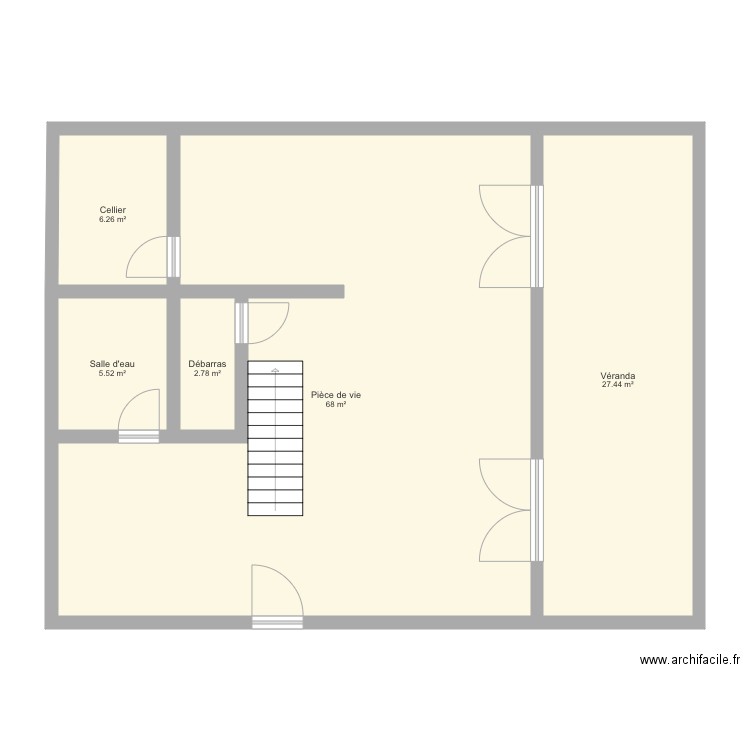 CROQUIS MATURIN RDC. Plan de 0 pièce et 0 m2