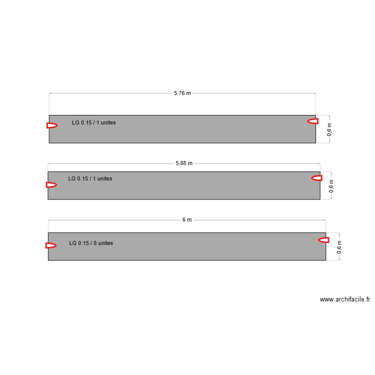 predotte. Plan de 0 pièce et 0 m2
