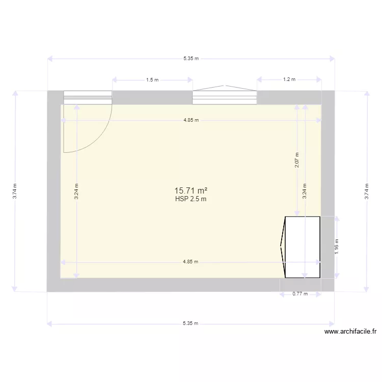 LOCATION REVEL 1ER. Plan de 