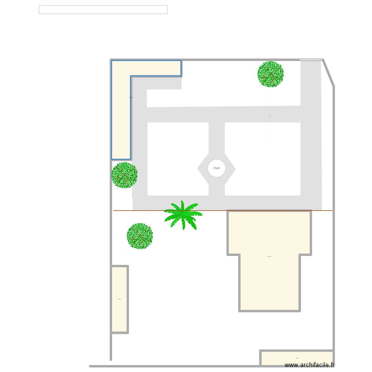 Plan chapiteau V2. Plan de 4 pièces et 367 m2