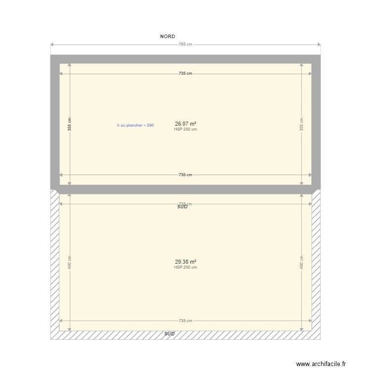 Etable Laiterie Pinceloup NU. Plan de 0 pièce et 0 m2