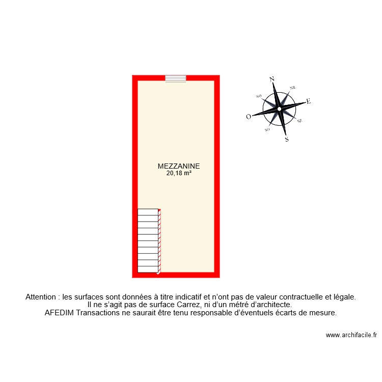 BI 7158 MEZZANINE. Plan de 0 pièce et 0 m2