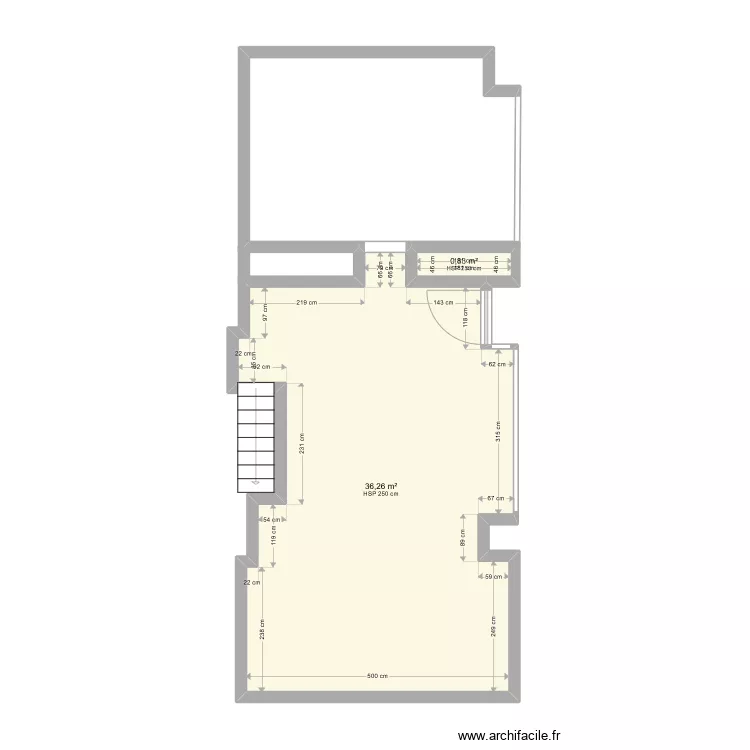 Bureau Sierre. Plan de 