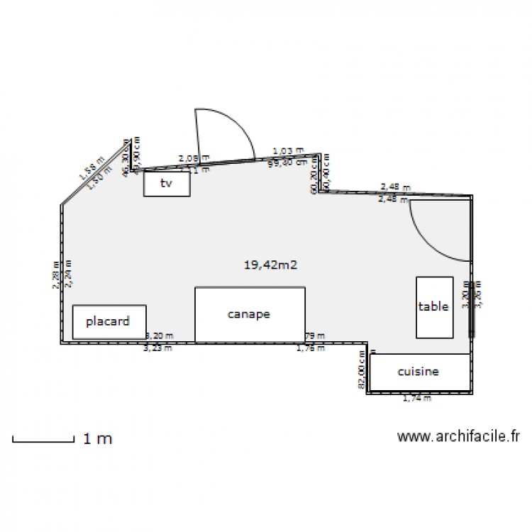 appart124. Plan de 0 pièce et 0 m2