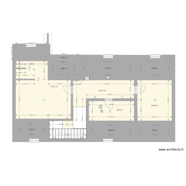 ETAGE CLAYES MURS. Plan de 0 pièce et 0 m2