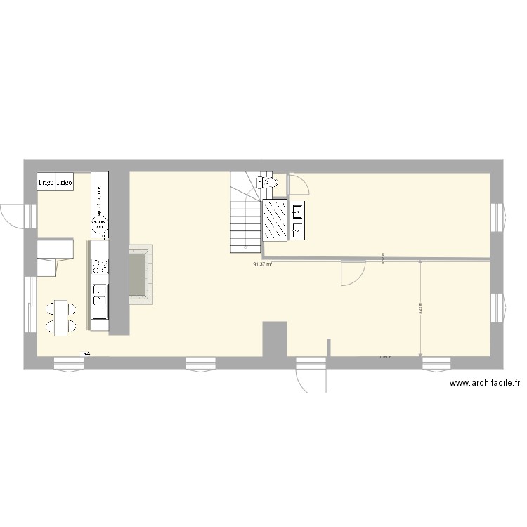 Plan Irleau RDC Final SANS ELEC. Plan de 0 pièce et 0 m2