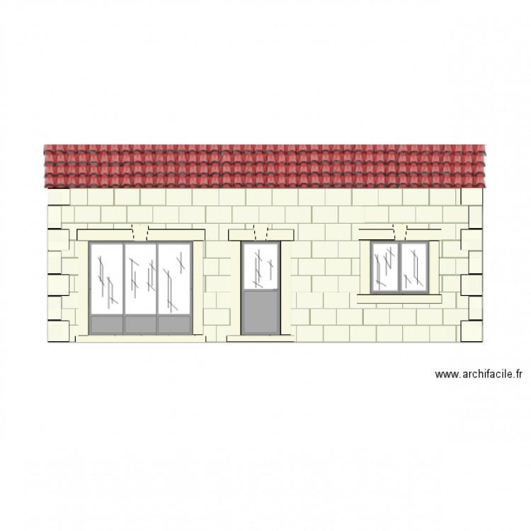 nouvelle façade 4. Plan de 0 pièce et 0 m2