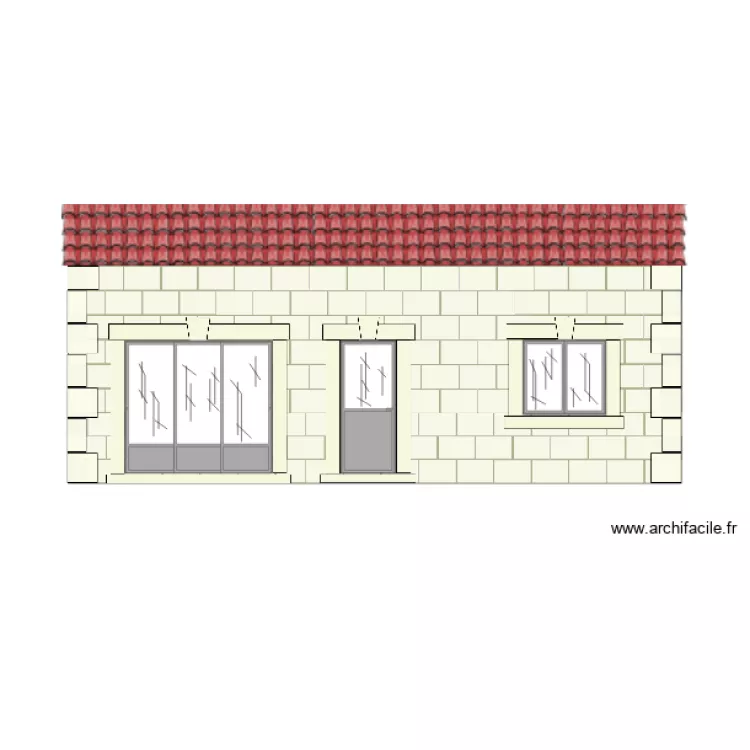 nouvelle fa&ccedil;ade 4. Plan de 
