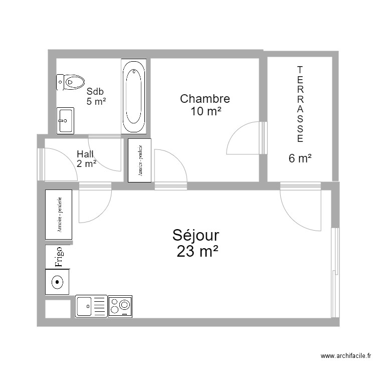 Dahdah T2. Plan de 0 pièce et 0 m2