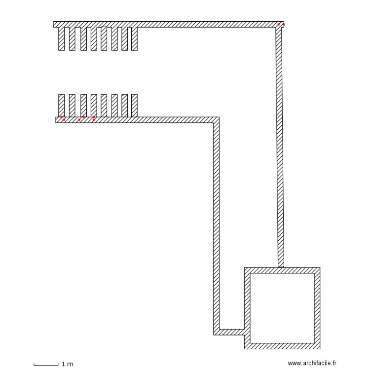 chaufferie. Plan de 0 pièce et 0 m2