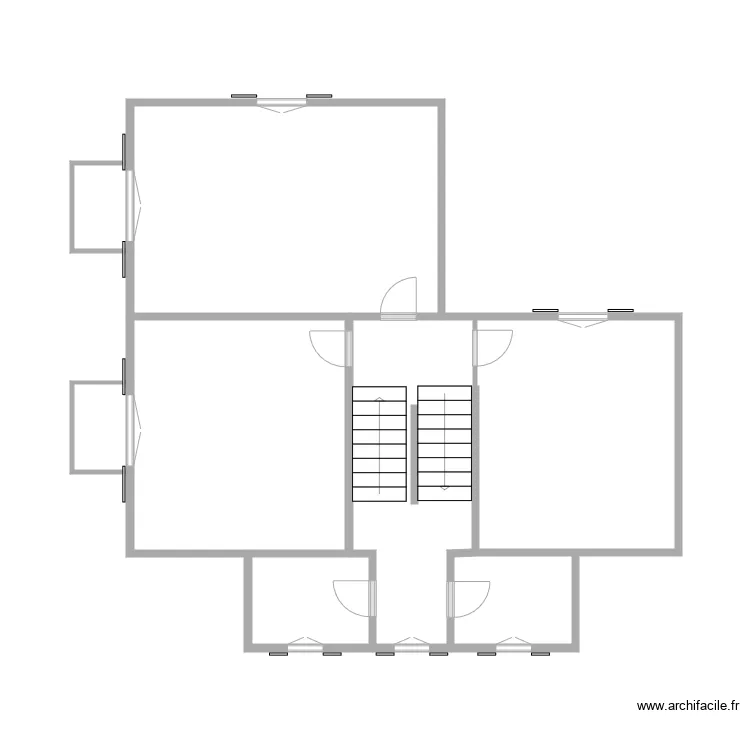 182417 maison etage. Plan de 