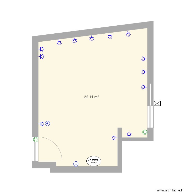 Cuisine pro électricité . Plan de 0 pièce et 0 m2