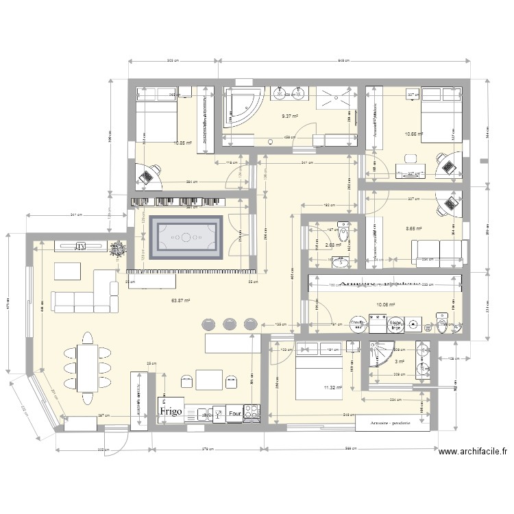 maison paugnat modele cledor. Plan de 0 pièce et 0 m2