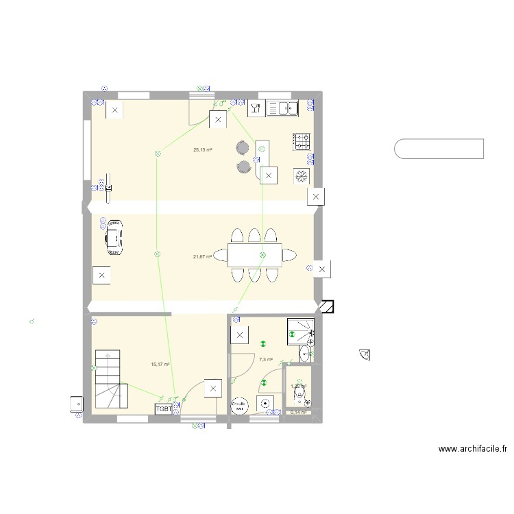 2023-07-19 - étable . Plan de 0 pièce et 0 m2