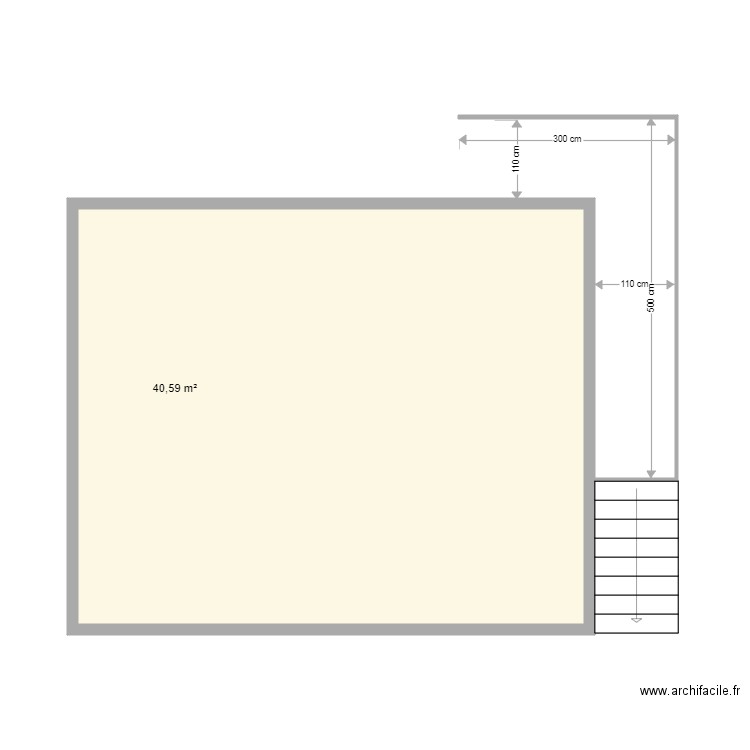 Lallemand extérieur. Plan de 0 pièce et 0 m2