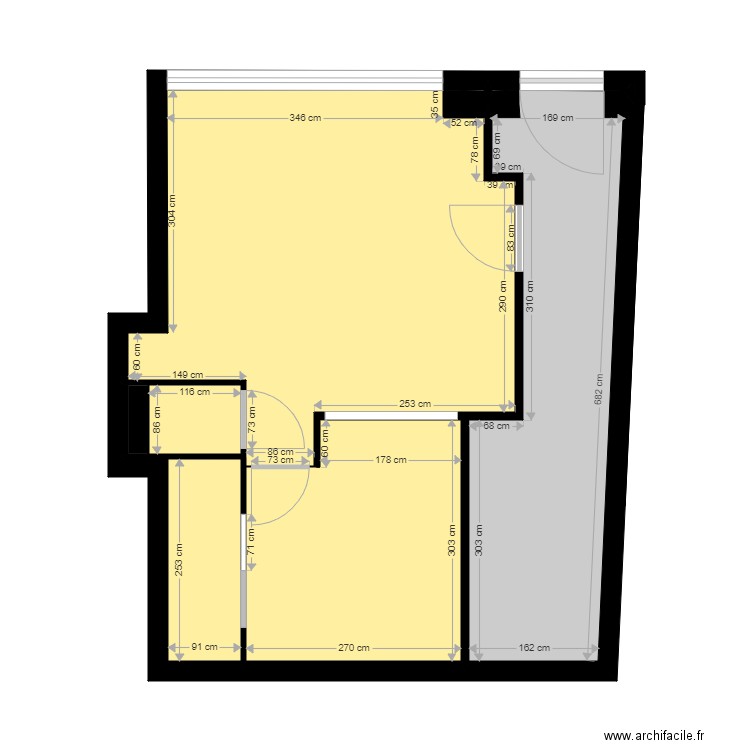 GUEPIN V7 etage 0 vide. Plan de 0 pièce et 0 m2