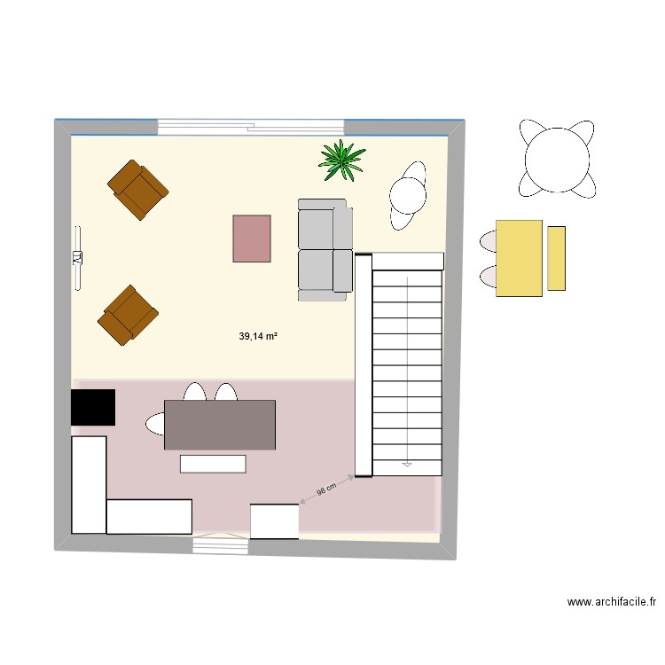 Grrrr Etage 2 5ème essai. Plan de 0 pièce et 0 m2