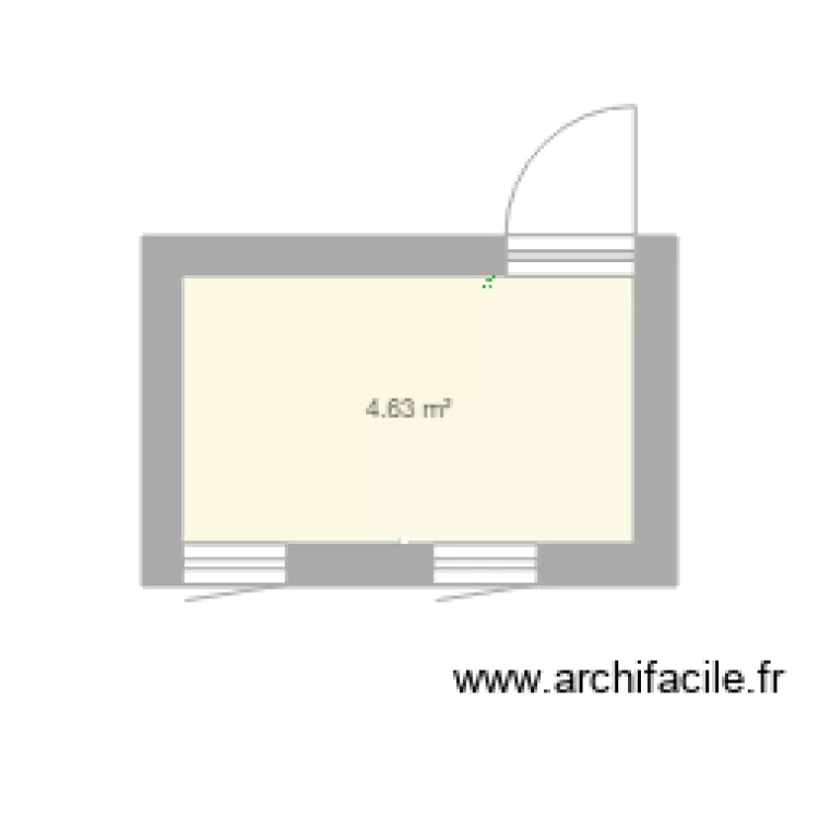 salle de bain. Plan de 