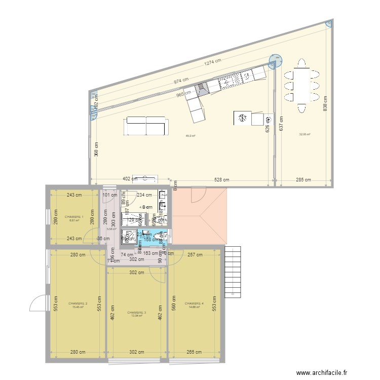 JULIEN 3EME PROJET. Plan de 0 pièce et 0 m2