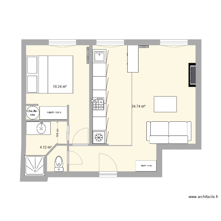 plan n1. Plan de 0 pièce et 0 m2