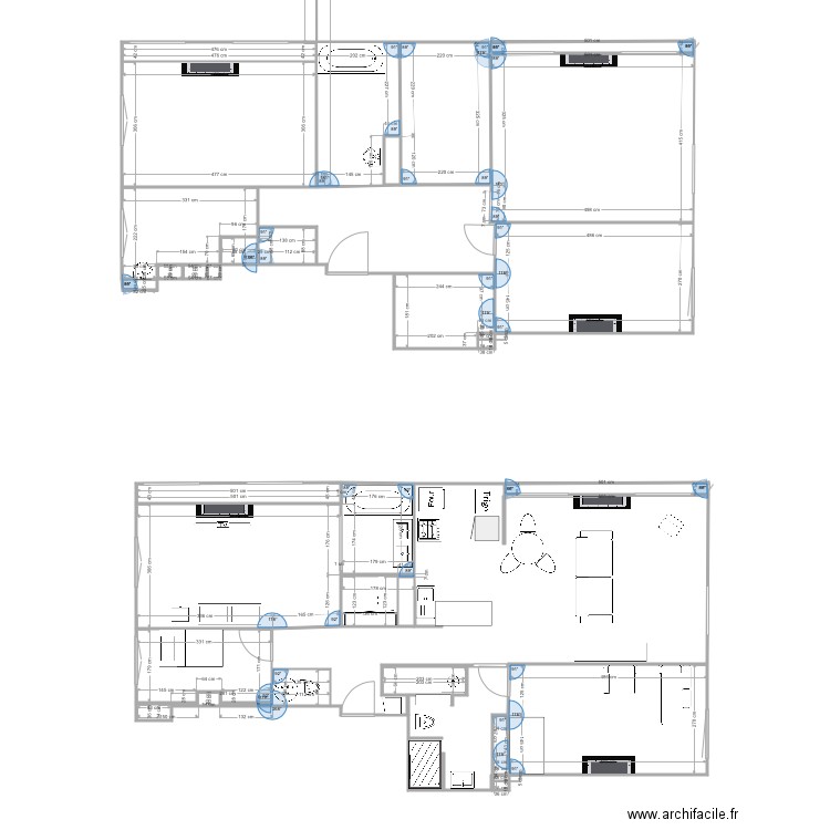 Plan appart 34 cours Vitton. Plan de 0 pièce et 0 m2