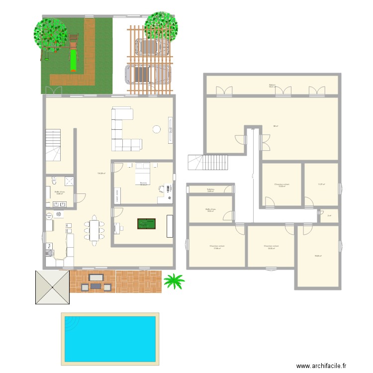 20200916 En Sigal plan avec travaux. Plan de 0 pièce et 0 m2