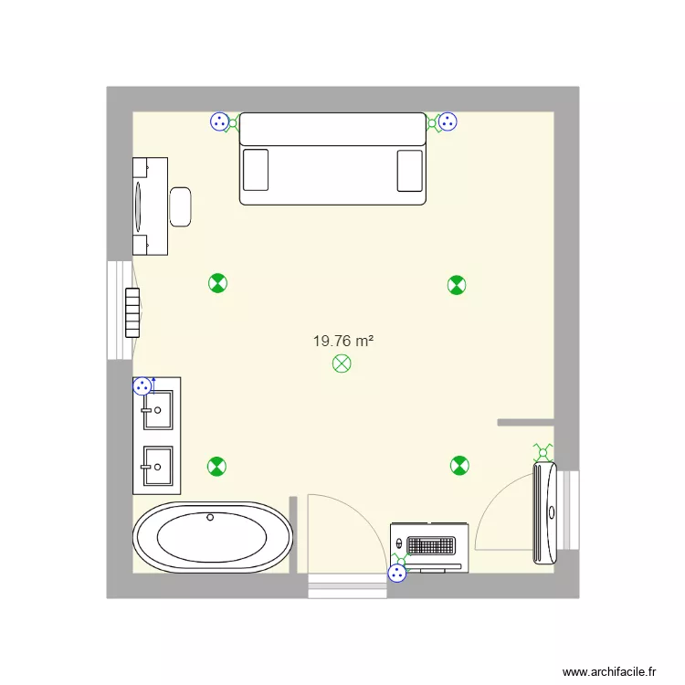  nr 3 rdc. Plan de 