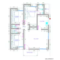 Projet de maison avec dimension