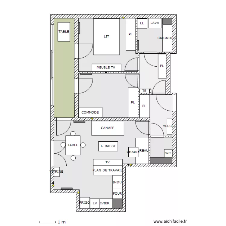 Chanteloup. Plan de 