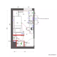 studio projet lauriston plan &eacute;lectrique