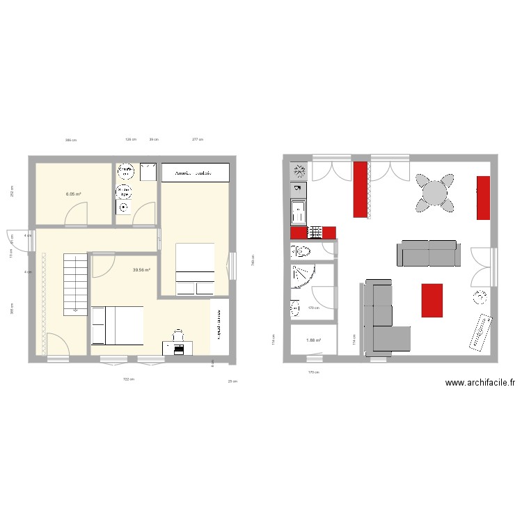 Meuble rdc v2. Plan de 0 pièce et 0 m2