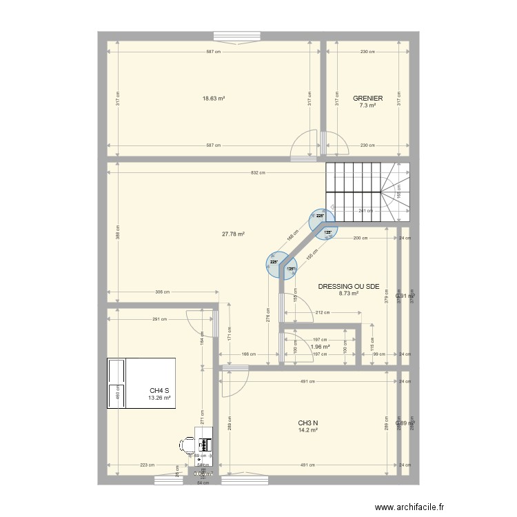 Brusvily Etage PRO. Plan de 0 pièce et 0 m2