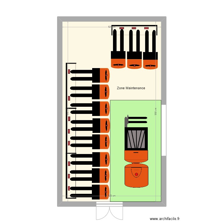 SETIN 230523.2. Plan de 1 pièce et 50 m2