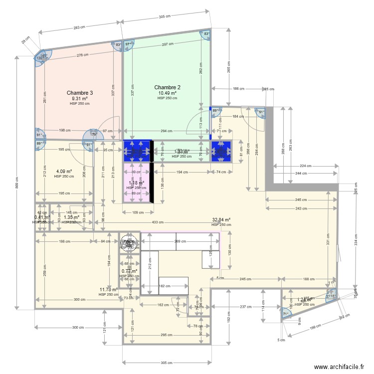 plan rcm2. Plan de 0 pièce et 0 m2