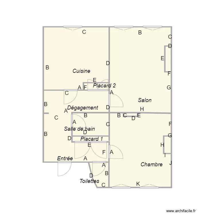 Croquis LIPP. Plan de 