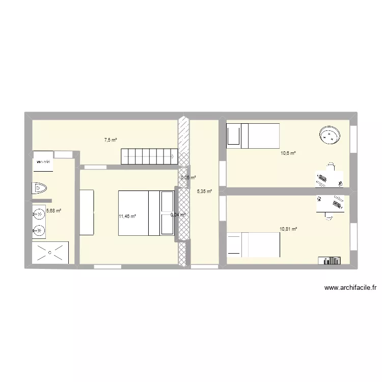ESCALIER VELUX. Plan de 