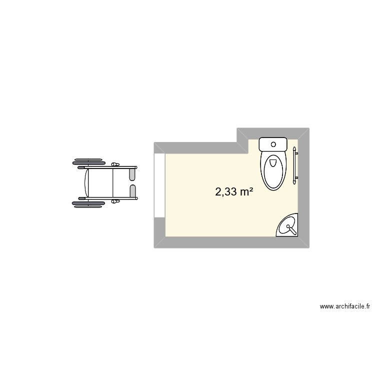 Etage n. Plan de 14 pièces et 166 m2