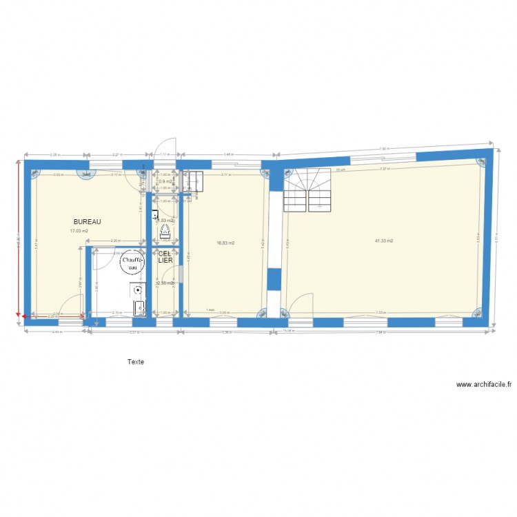 plant RDC PROJET futur 2. Plan de 0 pièce et 0 m2