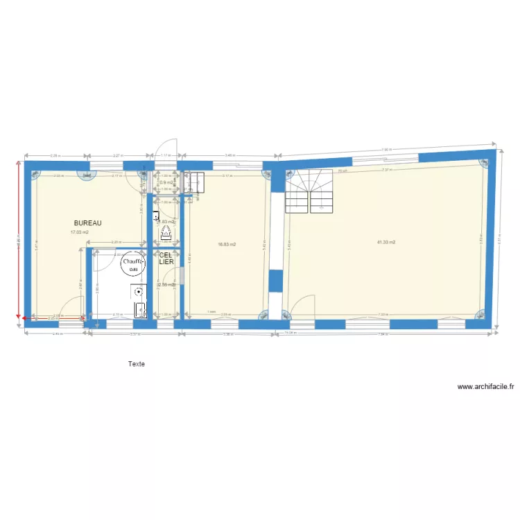 plant RDC PROJET futur 2. Plan de 