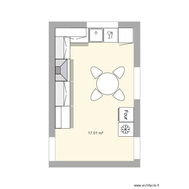 Colline Cuisine 4. Plan de 0 pièce et 0 m2